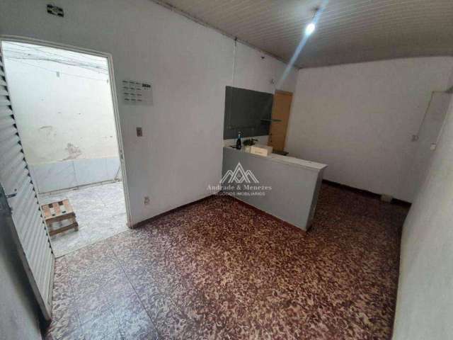 Casa com 1 dormitório para alugar, 50 m² por R$ 895,00/mês - Centro - Ribeirão Preto/SP