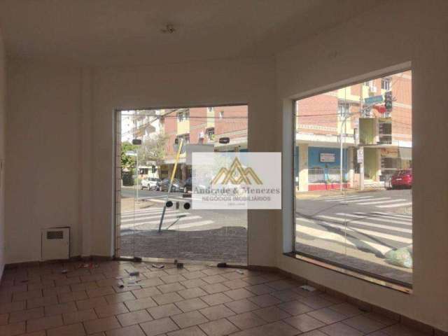 Loja para alugar, 42 m²  - Centro - Ribeirão Preto/SP