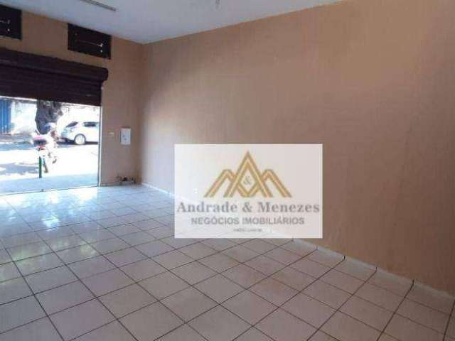 Salão para alugar, 50 m² por R$ 1.053,64/mês - Ipiranga - Ribeirão Preto/SP