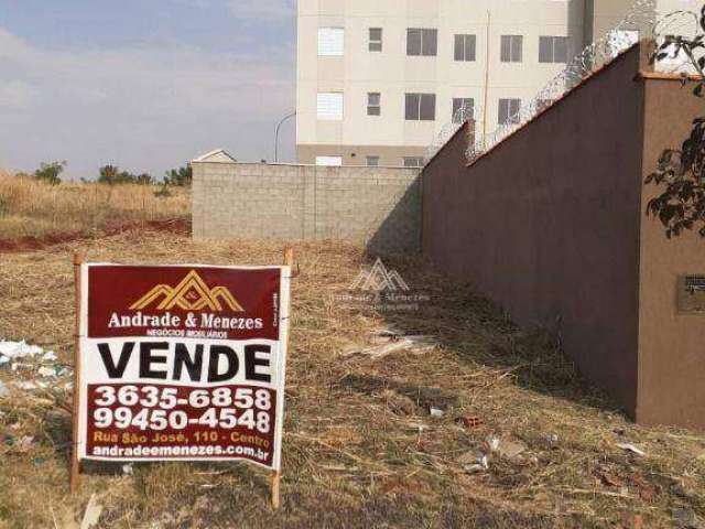 Terreno à venda, 160 m² por R$ 100.000,00 - Reserva Macaúba - Ribeirão Preto/SP