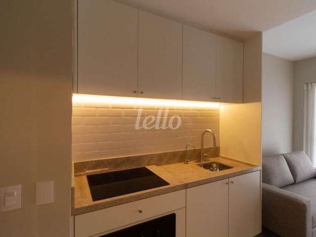 Apartamento com 1 quarto para alugar na Rua Eleutério, --, Brooklin, São Paulo, 28 m2 por R$ 3.600