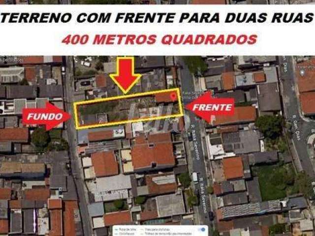 Terreno à venda na Rua Itália Severino, 87, Penha, São Paulo, 400 m2 por R$ 583.000