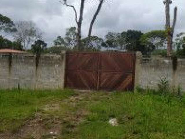 Terreno de chácara no bairro São Fernando, em Itanhaém - sendo lado serra, em rua de terra.