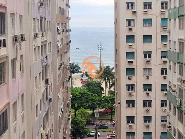 Apartamento com 1 quarto e vista mar à venda no Boqueirão em Santos-SP