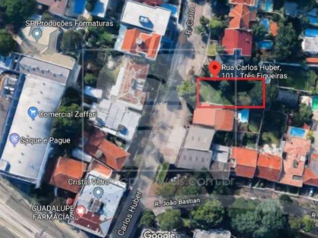 Terreno à venda na Rua Carlos Huber, 101, Três Figueiras, Porto Alegre, 520 m2 por R$ 2.800.000