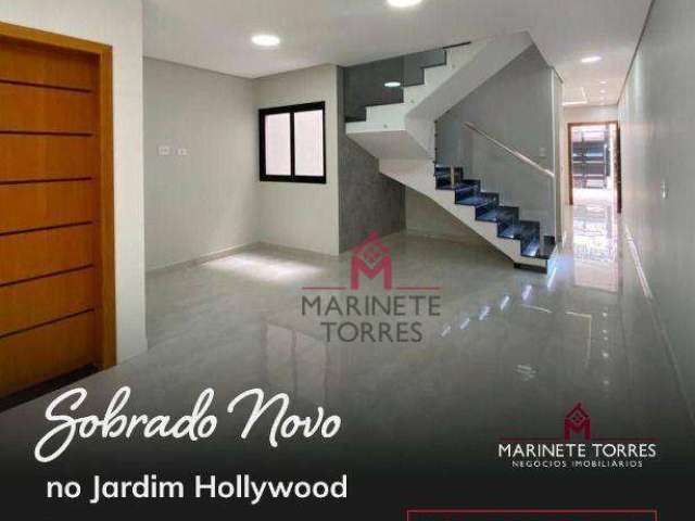 Sobrado com 4 dormitórios à venda, 166 m² por R$ 1.280.000,00 - Jardim Hollywood - São Bernardo do Campo/SP