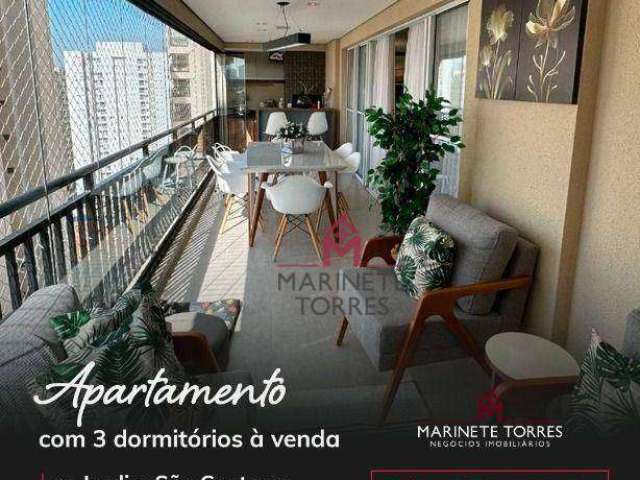 Apartamento com 3 dormitórios à venda, 172 m² por R$ 1.750.000,00 - Jardim São Caetano - São Caetano do Sul/SP