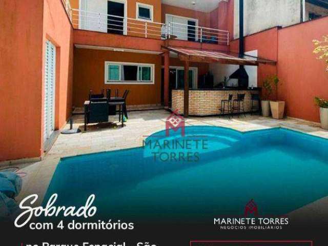 Sobrado com 4 dormitórios à venda, 340 m² por R$ 2.400.000,00 - Parque Espacial - São Bernardo do Campo/SP