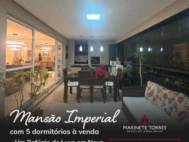 Apartamento com 5 dormitórios à venda, 242 m² por R$ 2.650.000,00 - Nova Petrópolis - São Bernardo do Campo/SP