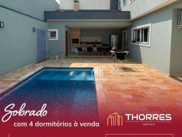 Sobrado com 4 dormitórios à venda, 322 m² por R$ 2.800.000,00 - Parque dos Pássaros - São Bernardo do Campo/SP