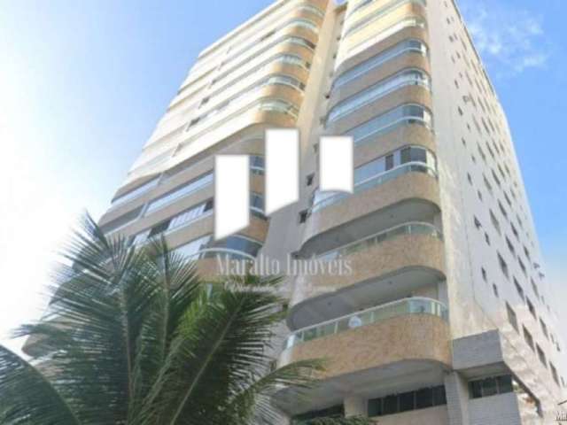 Apartamento 2 dormitórios com sacada e 2 vagas na Tupi em Praia Grande SP.