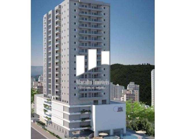 Apartamento pé na areia com sacada gourmet em Praia Grande SP.