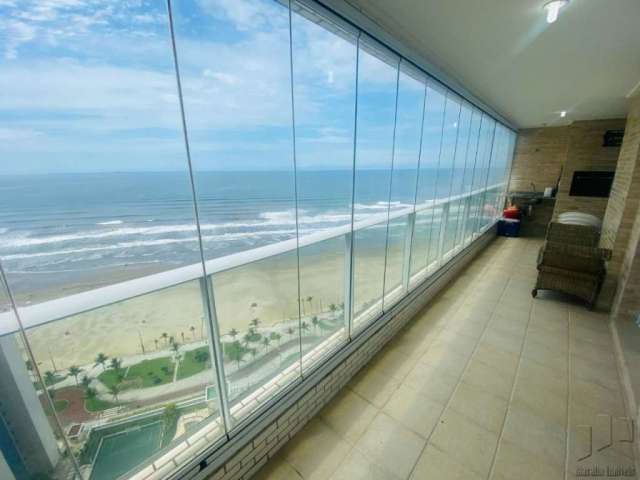 Apartamento de 3 dormitórios com vista panorâmica para o mar em Praia Grande SP