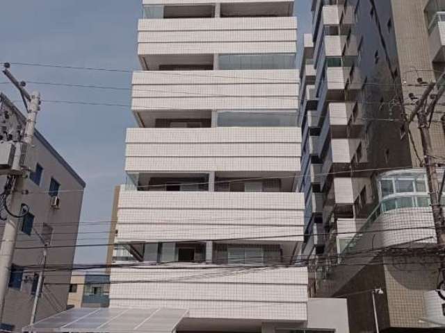 Apartamento de 1 dormitório com sacada gourmet no Canto do Forte.