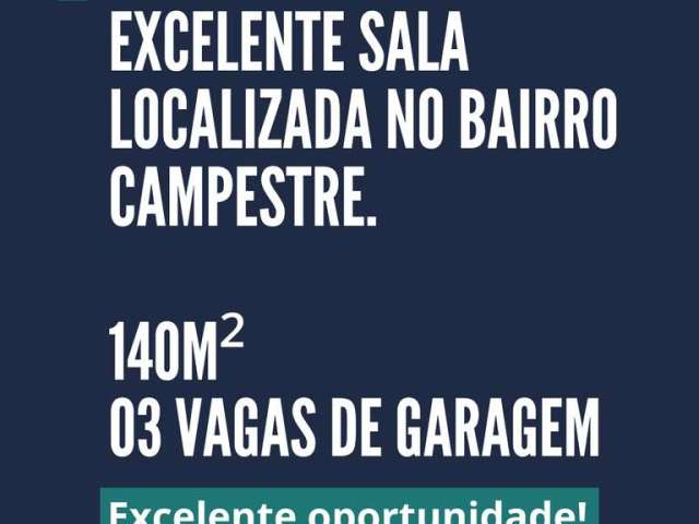 Sala comercial com 3 salas para alugar no Campestre, Santo André  por R$ 9.500