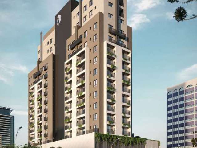 Apartamento com 1 quarto à venda na Avenida República Argentina, 1793, Água Verde, Curitiba, 22 m2 por R$ 305.900