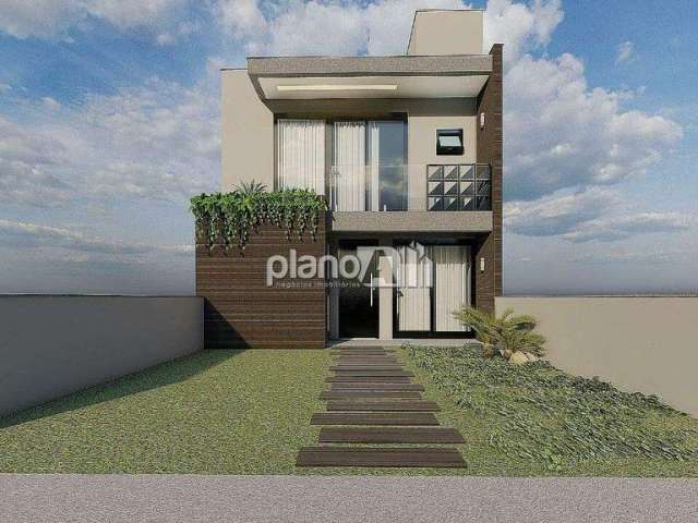 Casa em Condomínio Central Square à venda, com 99,2m², 3 quartos 1 suíte - Passo das Pedras - Gravataí / RS por R$ 699.000,00