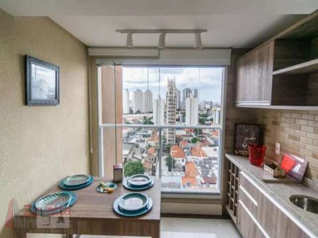 Apartamento à venda com 77m² no bairro da Mooca, 3 quartos e 2 vagas