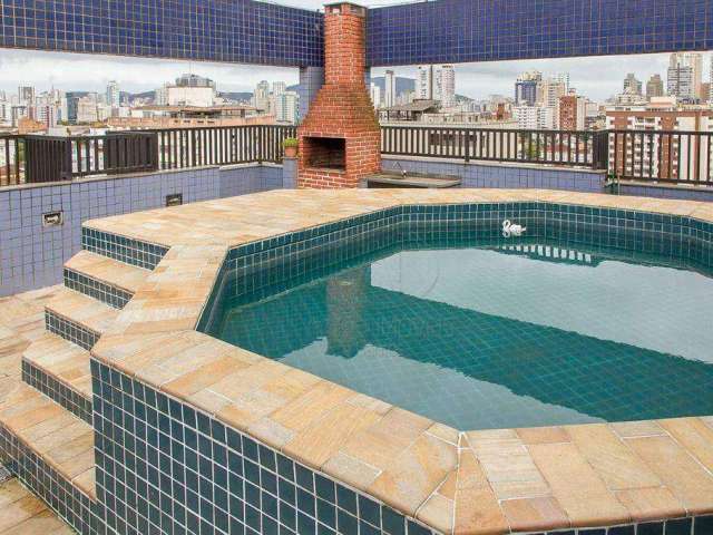 Cobertura duplex com Piscina e Churrasqueira No Estuário em Santos!