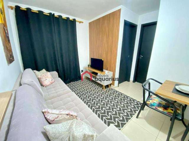 Apartamento no Spazzio Santos Dumont com 2 dormitórios à venda, 56 m² por R$ 240.000 - Parque Residencial Flamboyant - São José dos Campos/SP