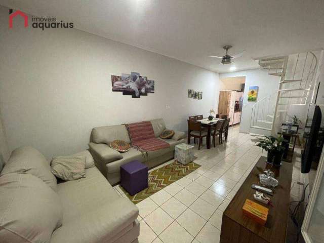 Sobrado com 3 dormitórios à venda, 116 m² por R$ 638.000,00 - Jardim das Indústrias - São José dos Campos/SP