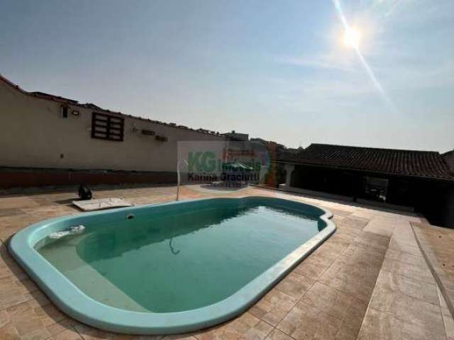 Casa com piscina, 3 dormitórios à venda, 157 m² por r$ 570.000,00 - jardim vila rica - santo andré/sp