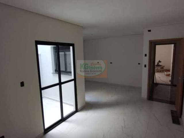 Lindo apartamento novo | 2 dorm | sacada | quintal | 1 vaga - 64 mts - a venda - r$ 317.000,00 - jardim santo alberto - santo andré/sp.