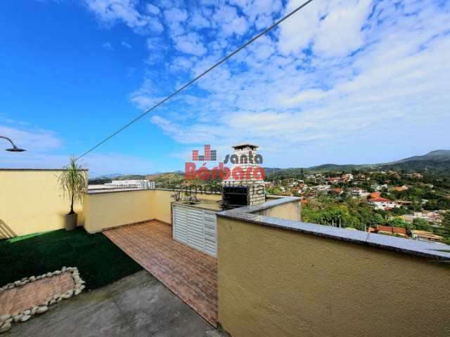 Cobertura com 2 quartos à venda na Rua Frederico Malesherbes Figueredo, Maria Paula, São Gonçalo, 102 m2 por R$ 370.000