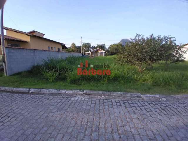 Terreno em condomínio fechado à venda na Estrada Oscar Vieira da Costa Júnior, Cajueiros (Itaipuaçu), Maricá, 360 m2 por R$ 155.000