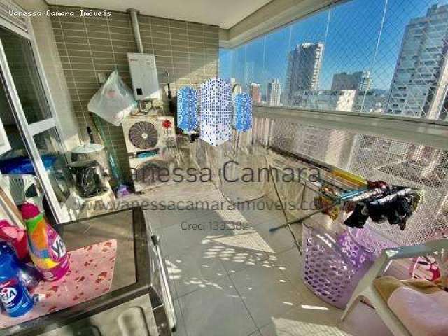 Apartamento para Venda em Santos, Boqueirão, 3 dormitórios, 3 suítes, 4 banheiros, 2 vagas