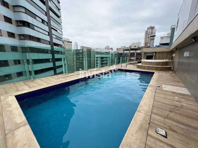 Cobertura à venda, recém-reformada, 4 Suítes com Closet, Maravilhosa Piscina, 5 Vagas, Vila Rica-Santos