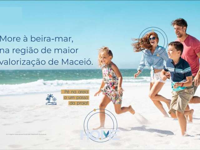 Algarve residence - 4 suítes com 200,62m² - a beira mar de guaxuma