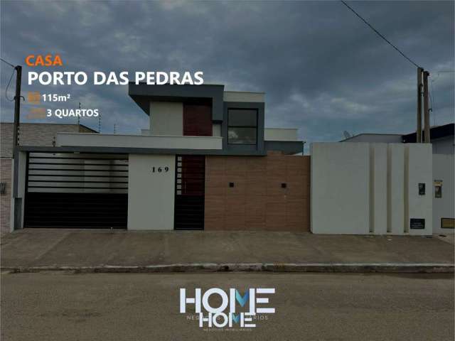 Condomínio Porto das Pedras, Casa com 3 quartos em Marechal Deodoro