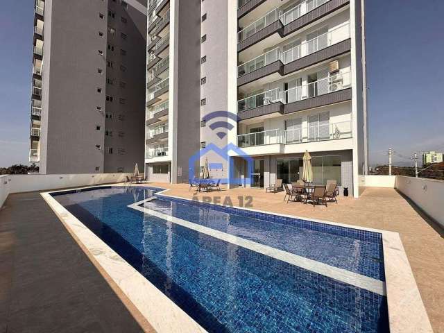 Apartamento com vista para o mar à venda no bairro do Indaiá em Caraguatatuba, SP - 2 dormitórios,