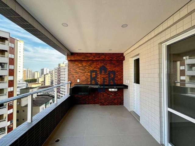 Apartamento com 2 dormitórios à venda, 74 m² por R$ 597.000,00 - Vila Guilhermina - Praia Grande/SP