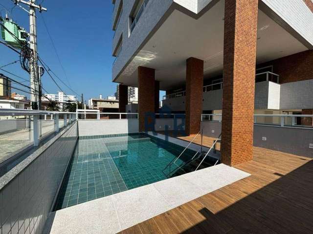 Apartamento com 2 dormitórios à venda, 72 m² por R$ 548.085 - Vila Guilhermina - Praia Grande/SP