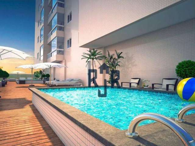 Apartamento com 2 dormitórios à venda, 71 m² por R$ 572.554 - Vila Guilhermina - Praia Grande/SP