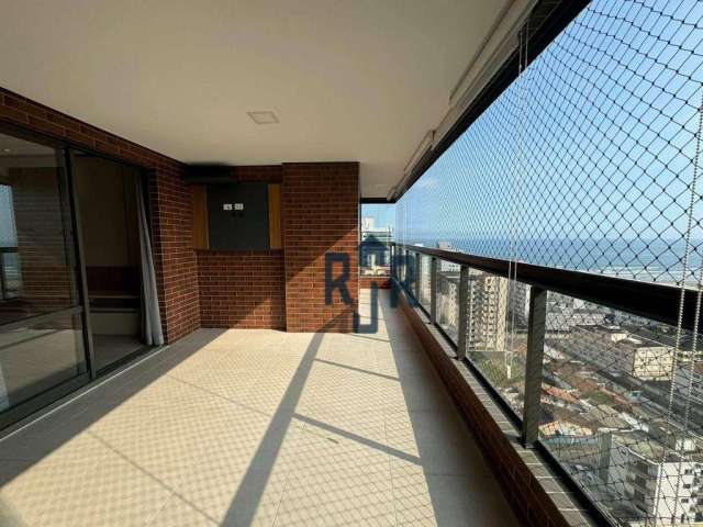 Apartamento com 3 dormitórios à venda, 145 m² por R$ 1.600.000 - Vila Guilhermina - Praia Grande/SP