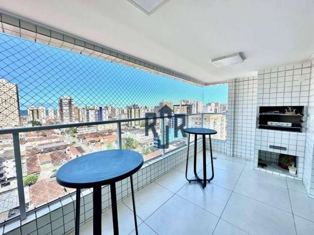 Apartamento com 2 dormitórios à venda, 62 m² por R$ 380.000 - Vila Guilhermina - Praia Grande/SP