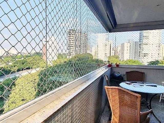 Apartamento com 4 quartos à venda na Alameda Iraé, --, Moema, São Paulo por R$ 3.100.000