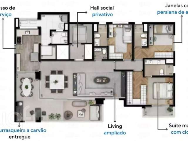 Apartamento com 4 quartos à venda na Fortunato Ferraz, --, Lapa, São Paulo por R$ 2.100.000