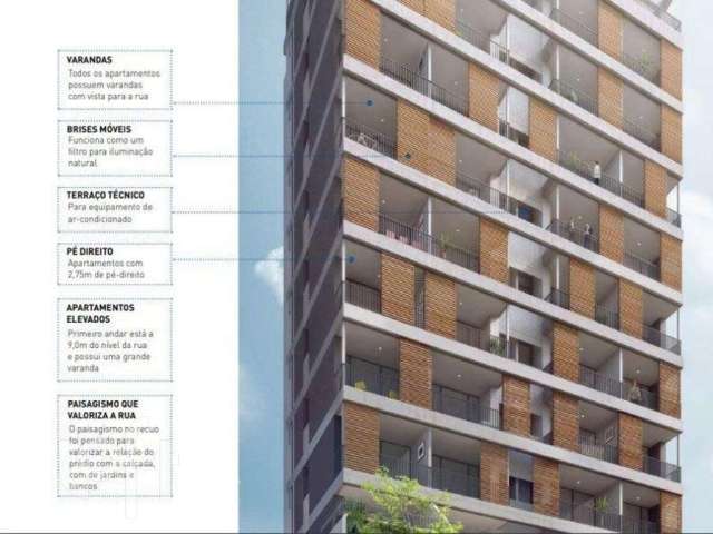 Apartamento com 2 quartos à venda na Rua Mourato Coelho, --, Pinheiros, São Paulo por R$ 1.367.000