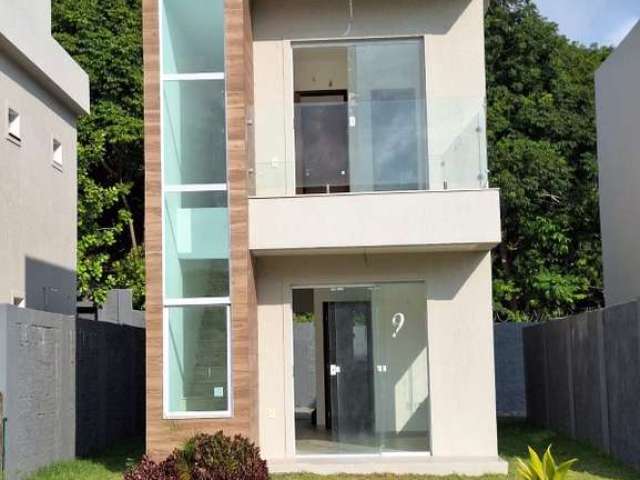 Casa em condomínio fechado com 3 quartos à venda na Rua Dos Laços, Boa União, Camaçari, 10 m2 por R$ 450.000