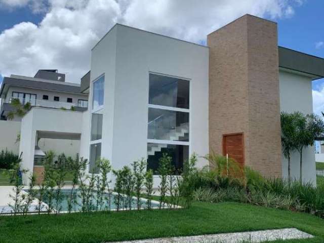 Casa em condomínio fechado com 4 quartos à venda na Rua Caraíva, Alphaville Litoral  Norte 1, Camaçari, 525 m2 por R$ 1.600.000