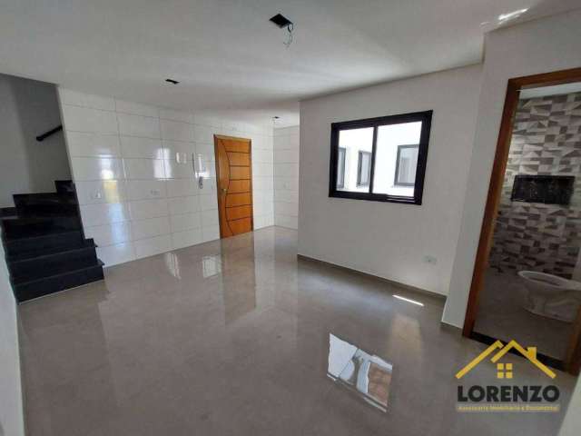 Cobertura com 2 dormitórios à venda, 82 m² por R$ 390.000,00 - Jardim Alvorada - Santo André/SP