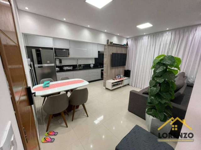 Apartamento com 3 dormitórios à venda, 76 m² por R$ 550.000,00 - Vila Curuçá - Santo André/SP