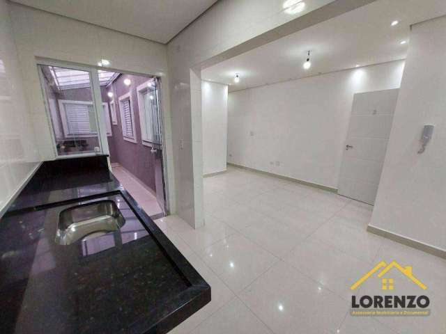 Apartamento com 3 dormitórios à venda, 78 m² por R$ 475.000,00 - Vila Curuçá - Santo André/SP