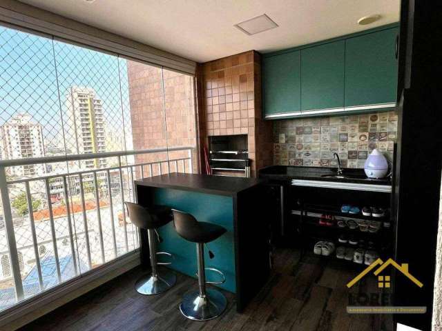 Apartamento à venda, 72 m² por R$ 646.000,00 - Vila Valparaíso - Santo André/SP