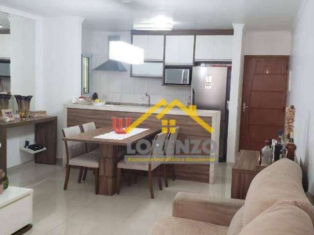 Cobertura com 3 dormitórios à venda, 170 m² por R$ 700.000,00 - Campestre - Santo André/SP