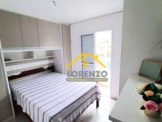 Apartamento com 02 dormitórios à venda, 59 m²  - Vila Pires - Santo André/SP